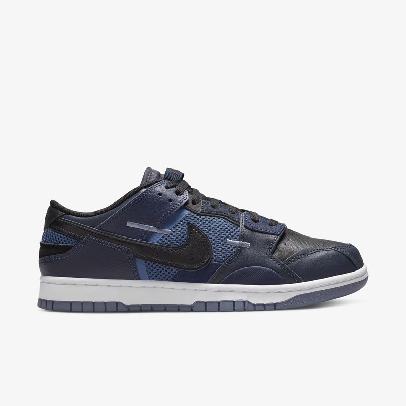 Nike Dunk Low Scrap Navy Black | DH7450-400