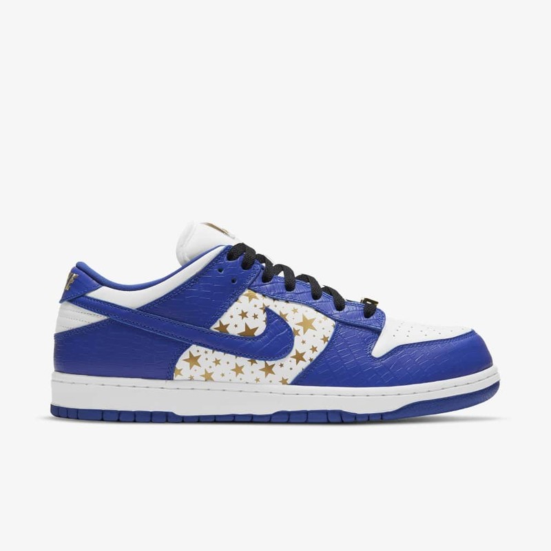 Supreme x Nike SB Dunk Low Hyper Royal | DH3228-100