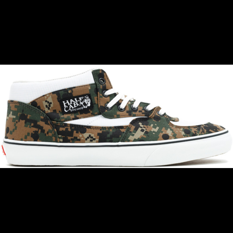 Vans half cab supreme x cdg 2025 digi camo olive