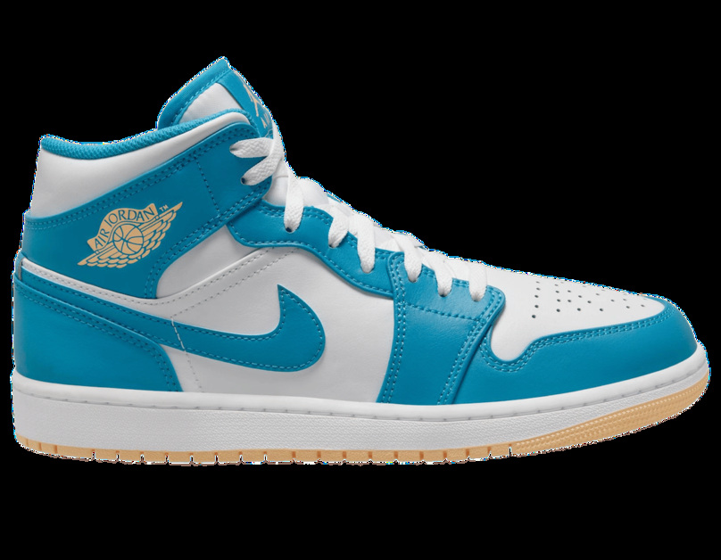 "Teal Blue" and "Pastel Peach" Appear on the Air Jordan 1 Mid