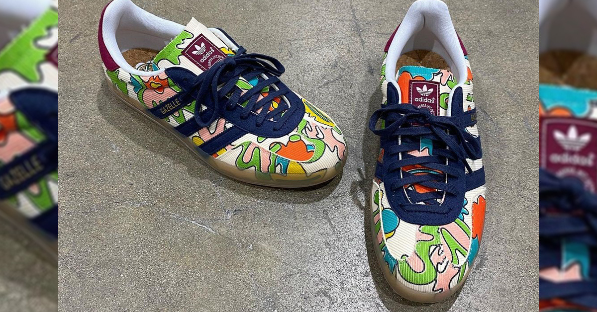 Sean’s kollaborativer adidas Gazelle Indoor besteht aus Cord und Wildleder Sean’s kollaborativer adidas Gazelle Indoor besteht aus Cord und Wildleder