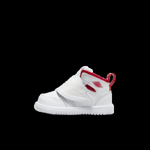 Sky ungdom jordan 1 TD 'White Red' | BQ7196-103