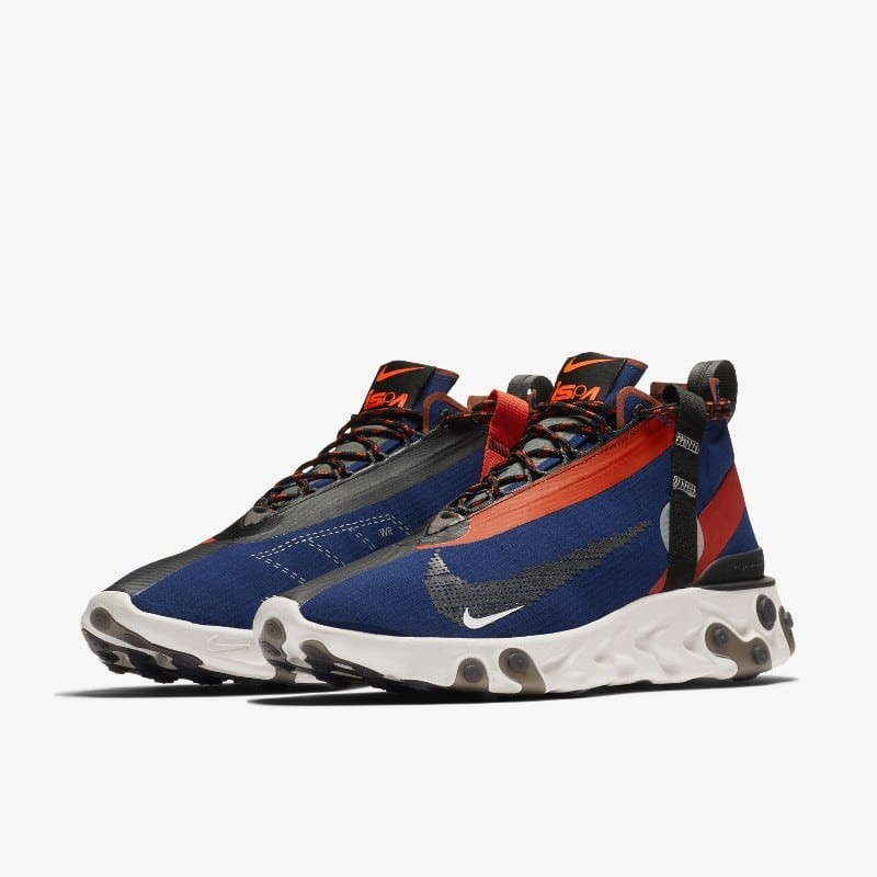 Nike React Runner Mid ISPA Blue Void | AT3143-400