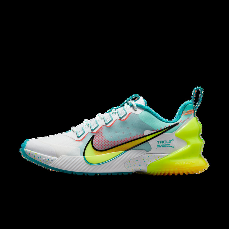 Nike Force Zoom Trout LTD TF 'White Aurora Green Volt' | CZ5916-100