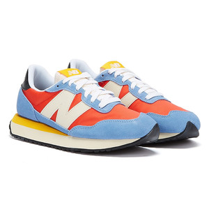New Balance 237 Womens Blue / Pink / White Trainers | WS237SD