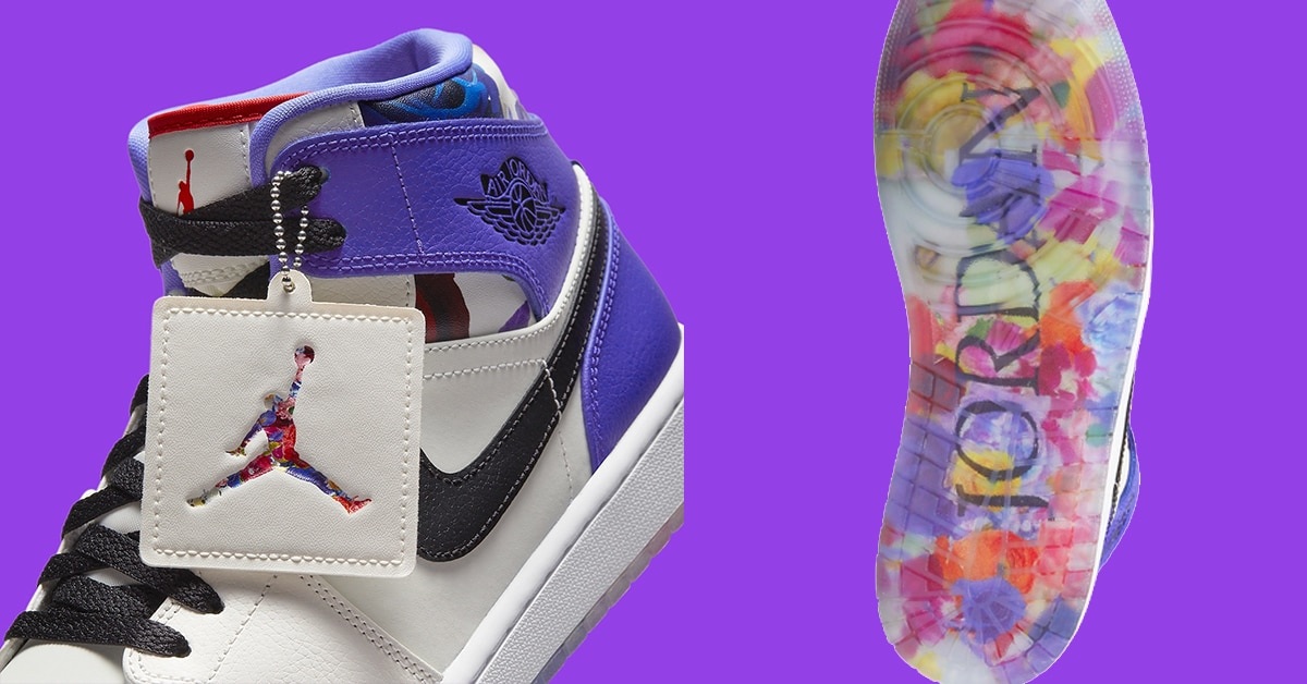 Jordan Brand Gives You Flowers with This Air Jordan 1 Mid "Flower Garden"