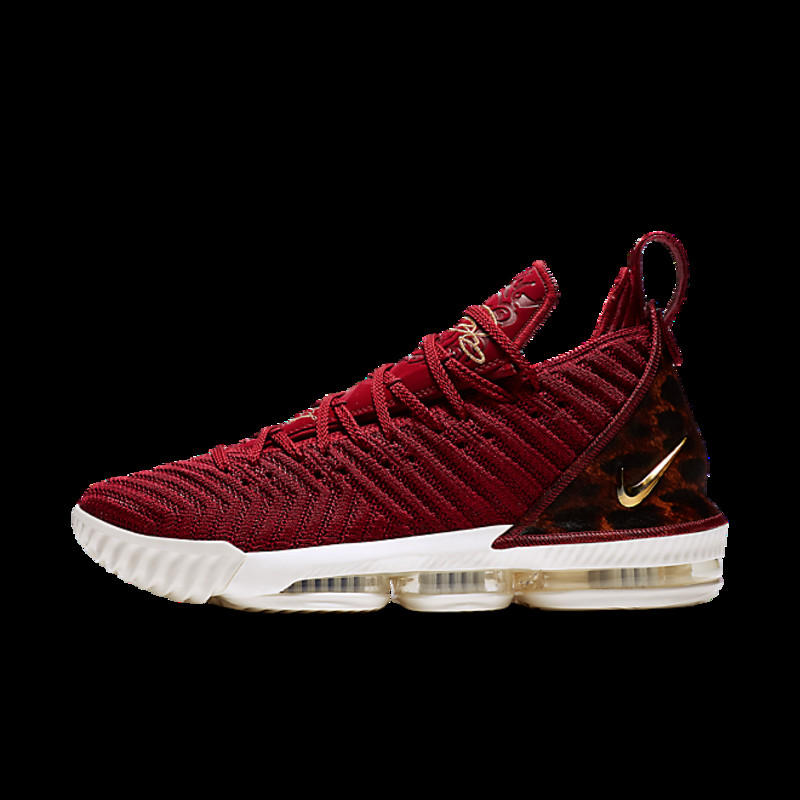 Lebron 16 red and hot sale gold