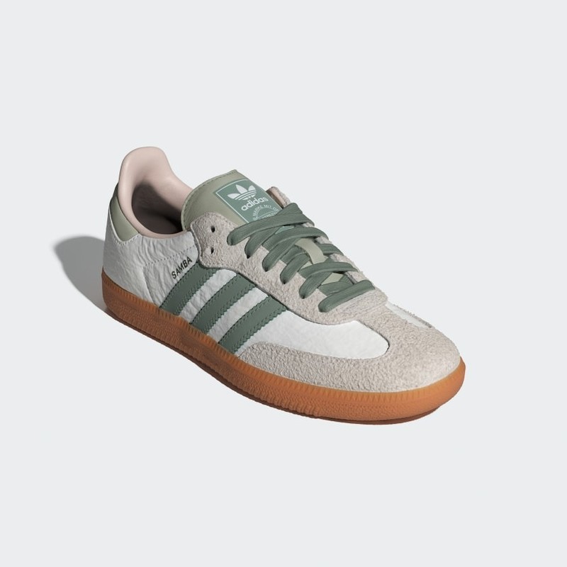 adidas Samba OG "White/Silver Green" | ID0492