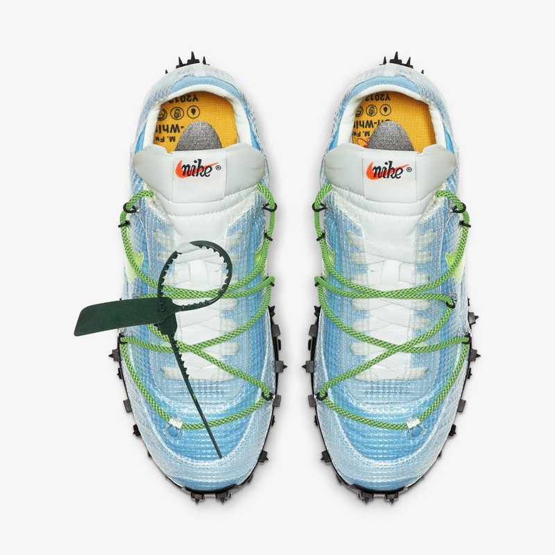 Off-White x Nike Waffle Racer Blue | CD8180-400