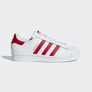 Adidas Superstar White/Red GS | CG6609