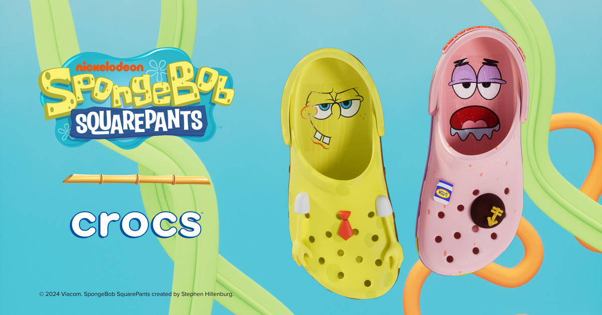 „Ist Mayonnaise auch ein Instrument?“: So spielt der SpongeBob Squarepants x Crocs Classic Clog „Patrick“ auf den berühmten Satz an