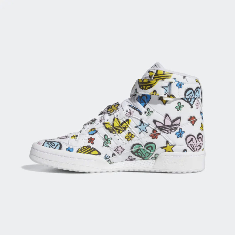 Jeremy Scott x adidas Forum High 84 Mono | HQ1128