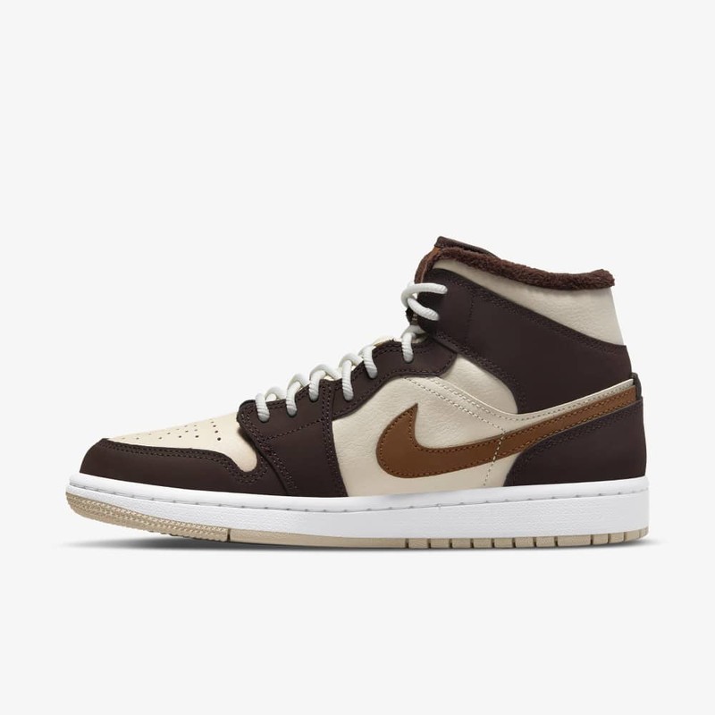 Air Jordan 1 Mid Brown Fleece | DO6699-200