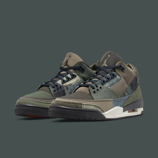 Werft einen Blick auf die offiziellen Bilder des Air Jordan 3 „Camo“