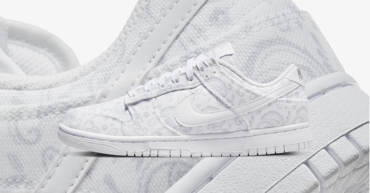 Nike Adds a "White Paisley" Option to Its Dunk Arsenal