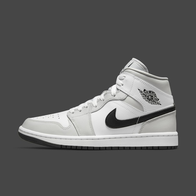 Exklusiver Air Jordan 1 Mid „Light Smoke Grey“ für die Ladies