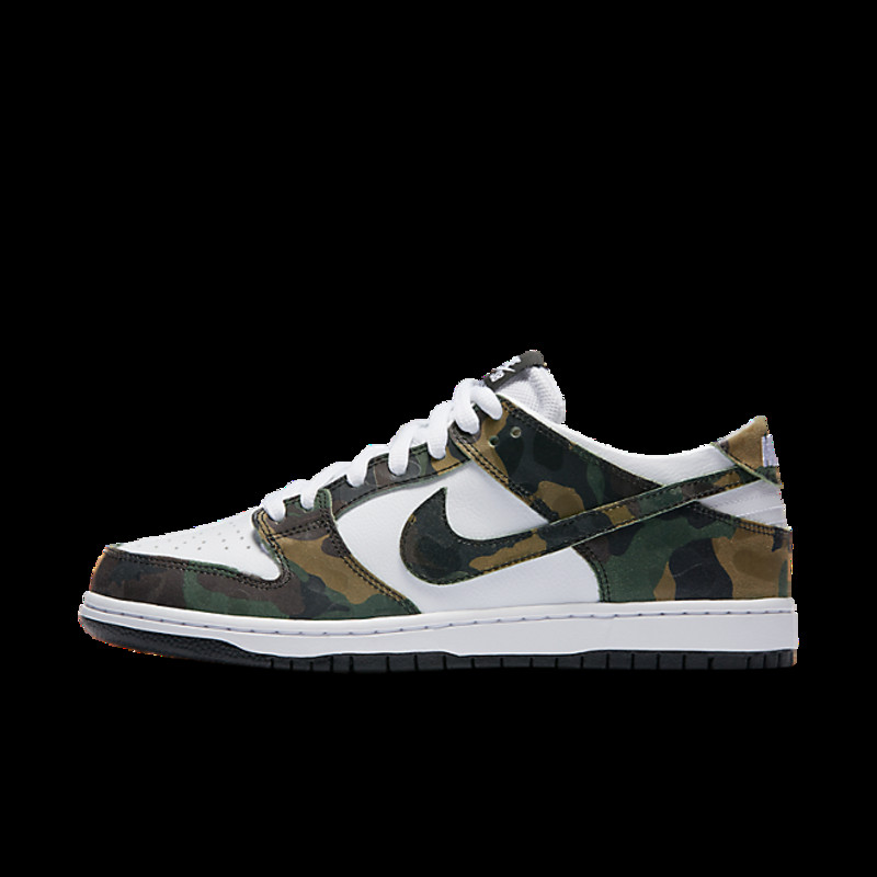 Nike dunk sb clearance low camo legion green