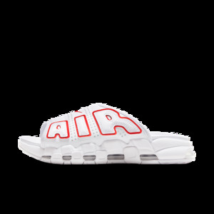 nike mens Wmns Air More Uptempo Slide 'White University Red' | FD9885-100