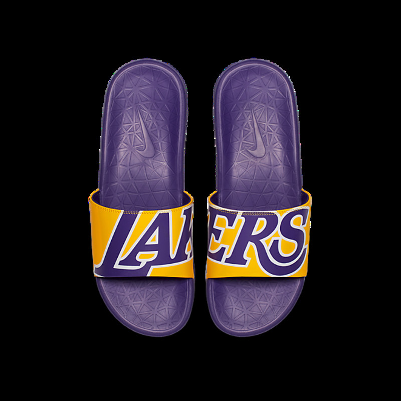 Nike Nba Benassi Solarsoft La Lakers 917551 700 Grailify