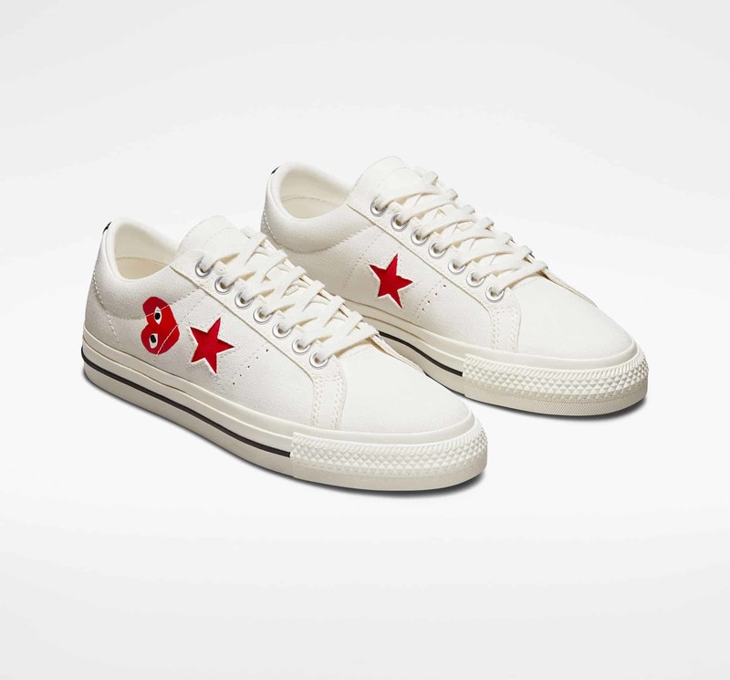 Comme Des Garcons PLAY x Converse One Star White | A01792C