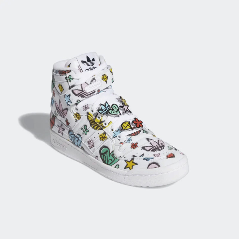 Jeremy Scott x adidas Forum High 84 Mono | HQ1128