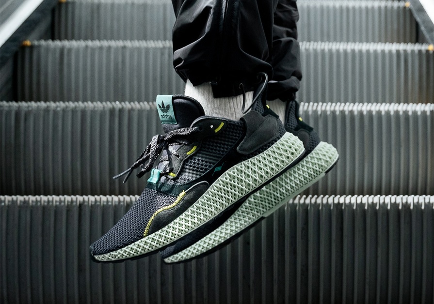 adidas ZX4000 4D "Carbon" Colorway wird gedroppt