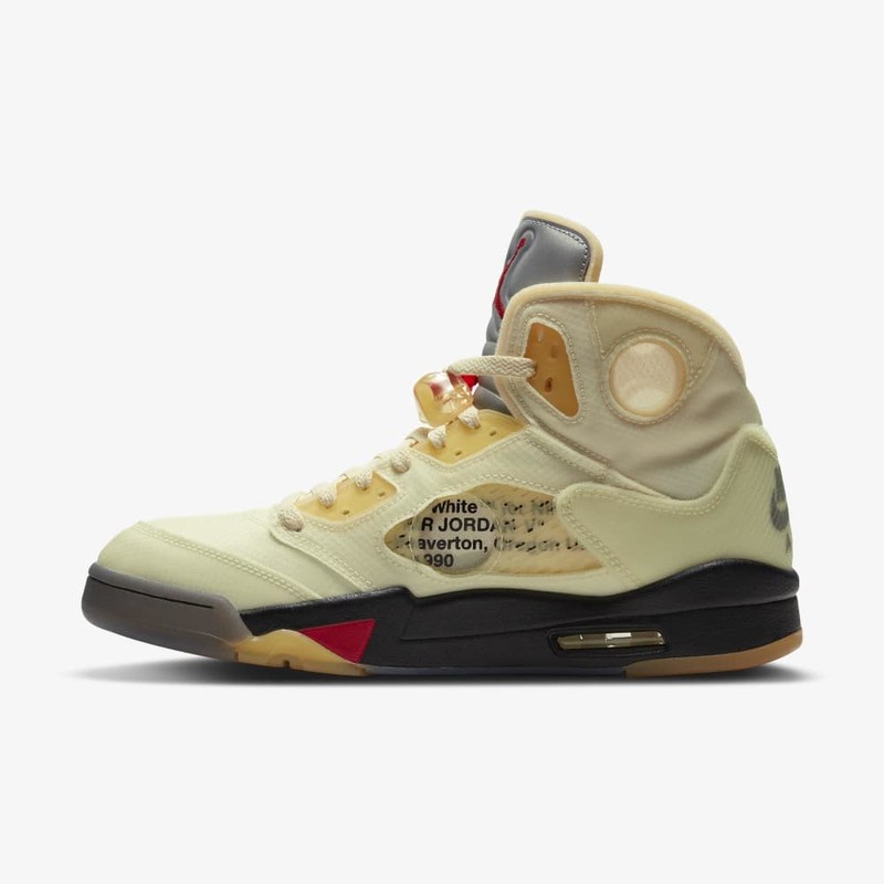 Off-White x Air Jordan 5 Fire Red | DH8565-100