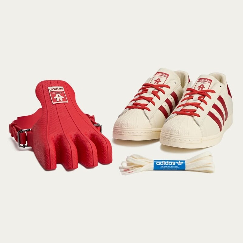 AVAVAV x adidas Superfinger Superstar "Better Scarlet" | JP7142