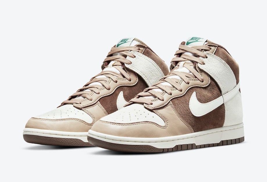 Mit diesem Nike Dunk High wird es schokoladig