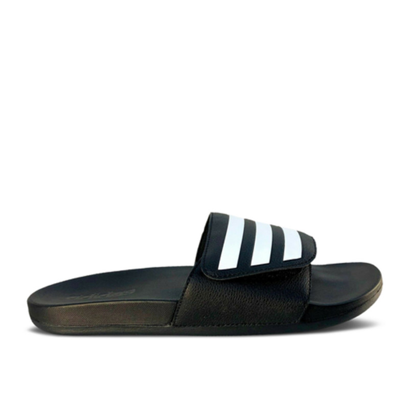 adidas Adilette Comfort Adjustable Slide 'Black White' | GZ8951