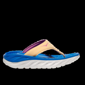 HOKA  Ora Recovery Flip Sandal in Impala/Coastal Sky, Size 5.5 | 1117910-ICSK-07