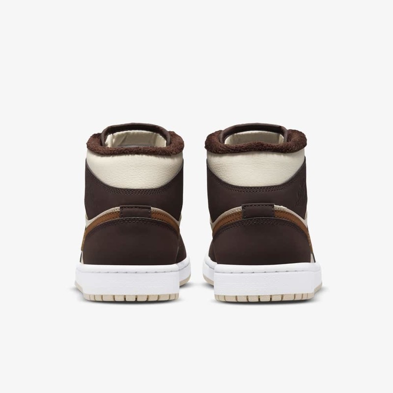 Air Jordan 1 Mid Brown Fleece | DO6699-200