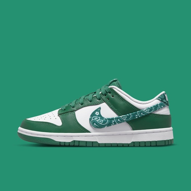 Drop of the Nike Dunk Low "Green Paisley" Confirmed