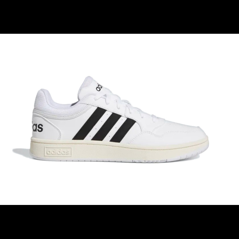 adidas Hoops 3.0 White Black | GY5434