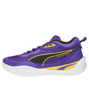 Puma Playmaker Pro Prism Violet Spectra Yellow Basketball | 377572-08
