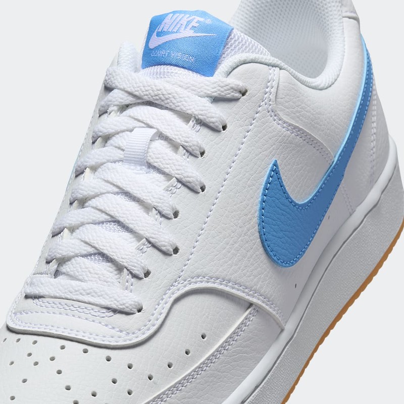 Nike Court Vision Low "White/University Blue" | HJ9105-100