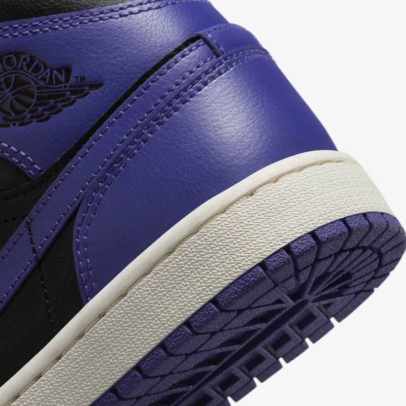 Air Jordan 1 Mid Purple/Black | BQ6472-051