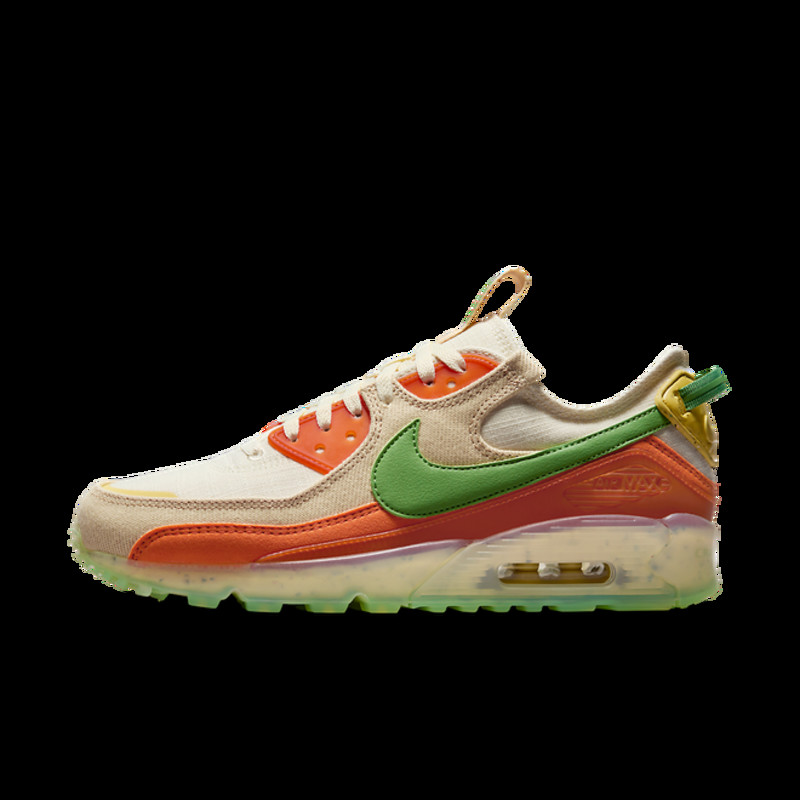 Nike air max on sale 90 green and orange