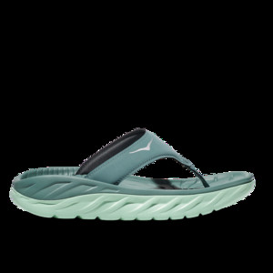 HOKA  Ora Recovery Flip Sandal in Trellis/Mist Green, Size 5.5 | 1117910-TMGR-07
