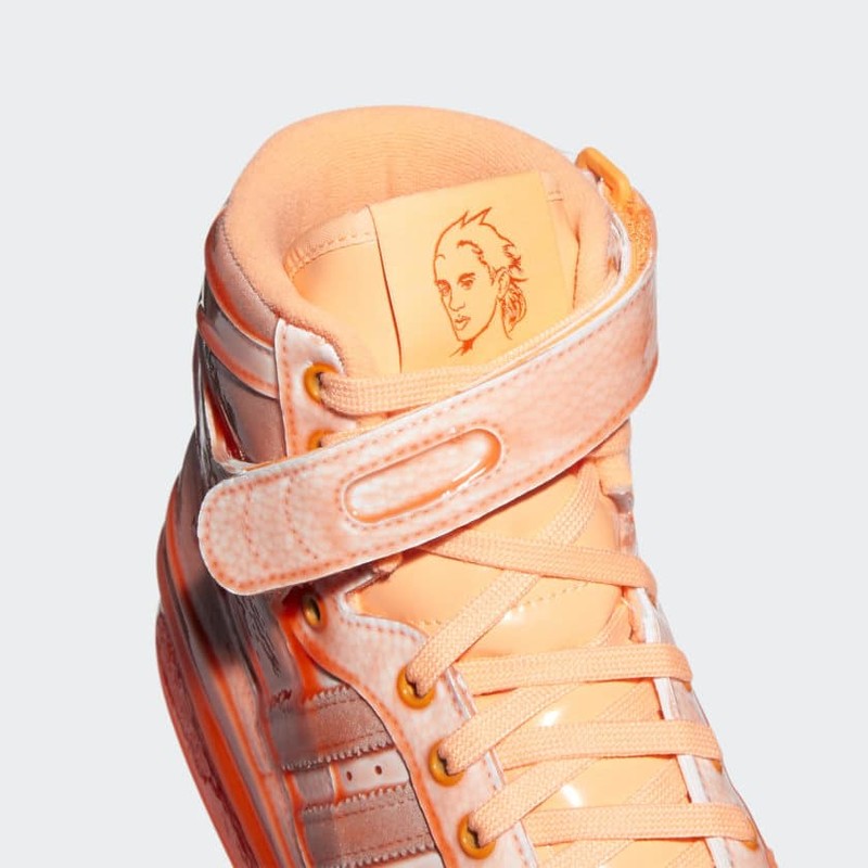 Jeremy Scott x adidas Forum Dipped High Signal Orange | Q46124