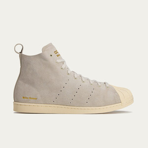 Wales Bonner x adidas Originals Superstar Hi "Mist Stone" | JQ7633