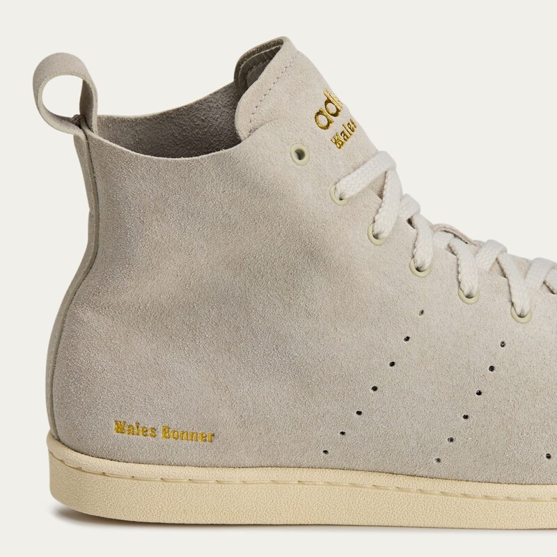 Wales Bonner x adidas Originals Superstar Hi "Mist Stone" | JQ7633