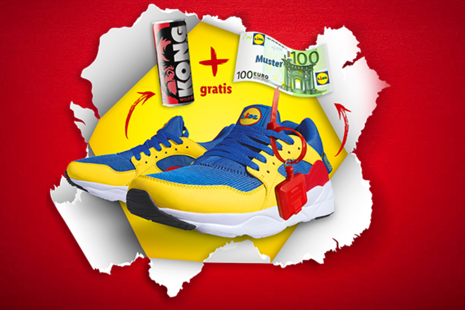 Lidl verlost 400 sneakers auf Instagram