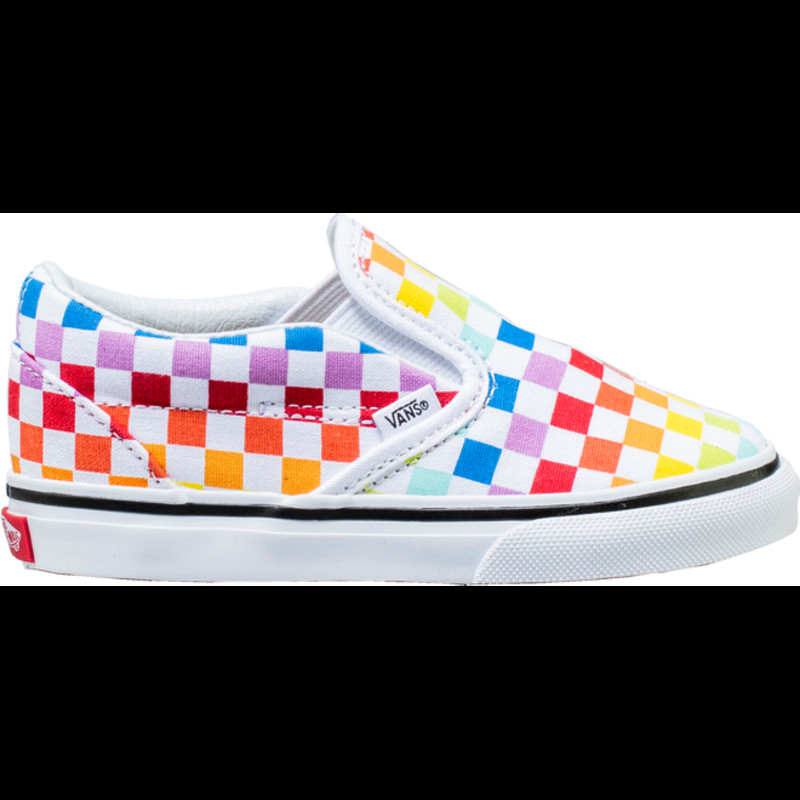 Vans shop rainbow checker