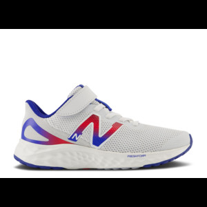 New Balance Fresh Foam Arishi v4 Bungee Lace Top Strap Little Kid Wide 'Quartz Grey Team Royal' | PAARIFB4-W