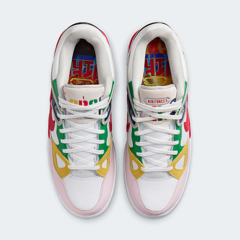 Nigo x Nike Air Force 3 Low "White Multicolor" | FQ7012-100