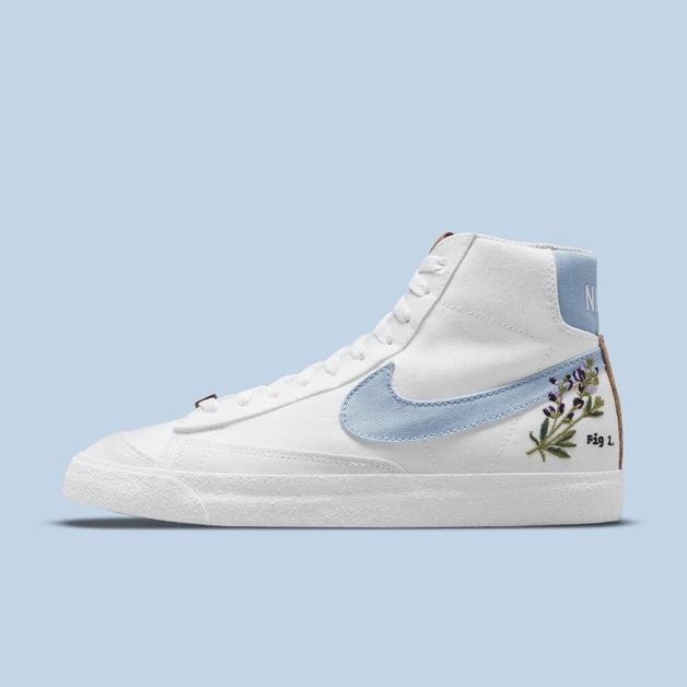 Next Nike Blazer Mid '77 Gets White Canvas and “Indigo" Details