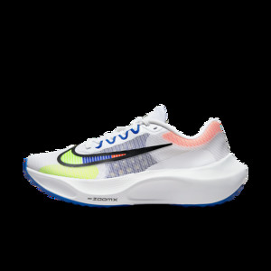Nike Zoom Fly 5 Prm White Yellow Blue Marathon Running | DX1599-100