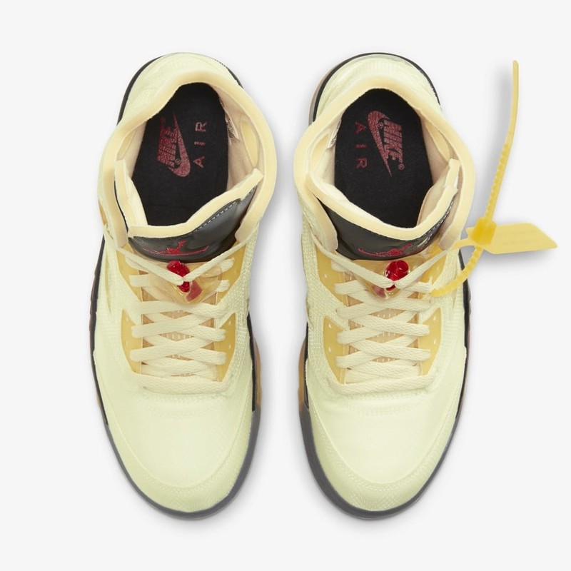 Off-White x Air Jordan 5 Fire Red | DH8565-100