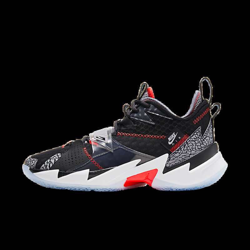 Nike Jordan Why Not Zer0.3 PF Black Cement Basketball | CD3002-006